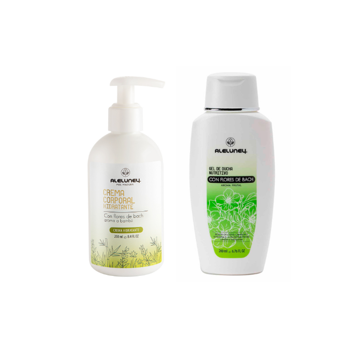 Set Crema Corporal Antiedad y Gel Ducha Nutritiva